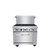 Atosa AGR-6B-LP 36" W Liquid Propane 6 Open Burners 1 Oven Stainless Steel Cookrite Range - 219,000 BTU