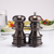 Chef Specialties 900556 5" High Chef Home Cookin' Series Pepper Mill / Salt Shaker Set