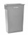 Alpine ALP477-GRY Gray 23 Gallon 20"W x 11"D x 30"H Gray Slim Trash Can