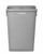 Alpine ALP477-GRY Gray 23 Gallon 20"W x 11"D x 30"H Gray Slim Trash Can
