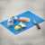 TableCraft Products FCB1218A 12" x 18" Assorted Color Flexible Cash & Carry Cutting Mat - 6 Pack/Case