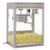 Winco 11087 8 Oz. Silver Screen Stainless Steel Popcorn Machine - 120V 1510W