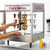 Winco 51018 Benchmark Hot Food Display Case Countertop Pass-Thru 24"W x 28"D x 33"H Stainless Steel Construction - 1480 watts 120v/50-60/1-ph 12.3 Amps