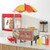 Winco 60072 60 Hot Dog / 30 Bun Mini Hot Dog Cart - 120V 1200W