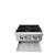 Atosa ACHP-4-NG 24" W Stainless Steel Natural Gas Countertop CookRite Hotplate - 128,000 BTU