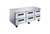 Dukers DUC72R 36" Rear Mounted Self-Contained Refrigeration Digital Temperature Control Undercounter Refrigerator