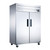 Dukers D55AR 55.13"W Stainless Steel Solid Door Reach-In Refrigerator - 1/2 HP