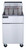 Dukers DCF5-LPG 70 lb. Capacity Liquid Propane Gas Floor Model Fryer - 150,000 BTU