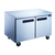 Dukers DUC48F 1/2 HP Two-Section Reach-In Undercounter Freezer - 110v/60/1-PH