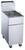 Dukers DCF4-NG 55 lb. Capacity Natural Gas Floor Model Fryer - 120,000 BTU