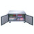 Dukers DUC60R 36" Rear Mounted Self-Contained Digital Temperature Control Undercounter Refrigerator