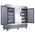 Dukers D83F 82-5/8"W Three Door Stainless Steel Reach-In Freezer - 115V