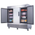 Dukers D83F 82-5/8"W Three Door Stainless Steel Reach-In Freezer - 115V