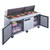 Dukers DSP72-30M-S3 72" 1 Self-Closing Solid Door Mega Top Sandwich / Salad Prep Table