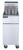 Dukers DCF3-NG 50 lb. Capacity Natural Gas Floor Model Fryer - 90,000 BTU
