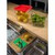 Carlisle 1197105 Red Polyethylene Squares Food Storage Container Lid