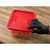 Carlisle 1197105 Red Polyethylene Squares Food Storage Container Lid