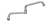 Krowne 21-426L 18" Jointed Spout With T&S Adapter