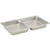 Winco SPFD2 Rectangular Divided Stainles Steel Food Pan