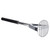 TableCraft Products 7319 19 3/4" Round Face Chrome Plated Black  Handle Potato Masher