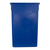 Carlisle 34202314 23 Gallon Blue Rectangular Trimline Waste Container