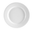 CAC China RCN-9 9 0.75" Dia. Super White Porcelain Round Clinton Plate (2 Dozen Per Case)