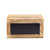 TableCraft Products RCBCRATE1 Natural Wood Rustic Risers Crate Set With Chalkboard