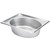 Vollrath 3102040 4" Stainless Steel Super Pan Super Shape Half Oval Pan - 22 Gauge