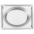 Vollrath 3102040 4" Stainless Steel Super Pan Super Shape Half Oval Pan - 22 Gauge