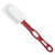 Winco PSH-10 10.5" Red Nylon Handle Silcone Scraper
