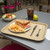 Carlisle CT141806 17.88" W x 14" D x.94" H Beige Polypropylene Rectangular Cafe Tray