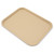 Carlisle CT141806 17.88" W x 14" D x.94" H Beige Polypropylene Rectangular Cafe Tray