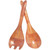TableCraft Products 200L 12" Mahogany Spoon & Fork Set