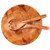 TableCraft Products 200L 12" Mahogany Spoon & Fork Set
