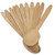 TableCraft Products BAMDSPN65 6 1/2" Pinewood Natural Finish Cash & Carry Disposable Spoon