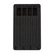 Winco TW-75B  2"L x 1 1/4"W x 1/4"H Black Vinyl Stabilizer Table Wedge