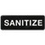 Winco SGN-329 9" x 3"H "SANITIZE" Information Sign