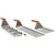 TableCraft Products 20002 16" W x 3-1/2" D x 3-1/4" H Better Burger Collection Drink Flight Spatula
