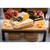 TableCraft Products BAMDSP7 7" D x 7" W Square Bamboo Cash & Carry Disposable Plate