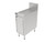 Perlick TSF12SC 12" W x 24" D Stainless Steel Drainboard Top Underbar Storage Cabinet