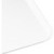 Carlisle 1318FMT301 17 3/4'' W x 12 3/4'' D x 1'' H Rectangular White Fiberglass Market Tray