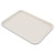 Carlisle 1318FMT301 17 3/4'' W x 12 3/4'' D x 1'' H Rectangular White Fiberglass Market Tray