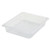 Winco SP7202 1/2 Size 2 1/2" Deep Poly-Ware Food Pan