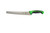 Mercer M23210GR 10" Green Handle Bread Knife