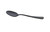 Mercer M35140BK 1.03 Oz. Black Matte Stainless Steel Solid Satin Finish Handle Plating Spoon