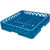 Carlisle RP14 Full Size Polypropylene Blue OptiClean All Purpose Plate/Tray Peg Rack