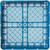 Carlisle RF14 Full Size Polypropylene Blue OptiClean Dishwasher Combination/Flatware Rack