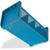 Carlisle C32P214 17.06" W x 7.75" D x 6.88" H 8 Compartments Polypropylene Blue Opticlean Perma-San Flatware Basket