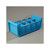 Carlisle C32P214 17.06" W x 7.75" D x 6.88" H 8 Compartments Polypropylene Blue Opticlean Perma-San Flatware Basket