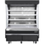Everest Refrigeration EOMV-72-B-28-T 73.25" Black Vertical Open Display Merchandiser - 230V